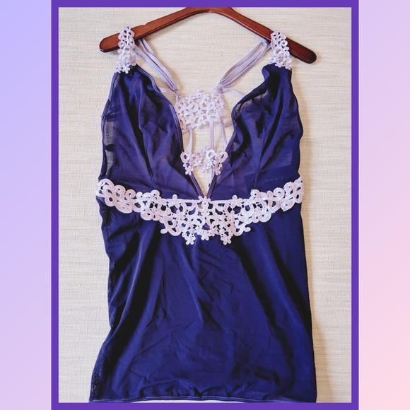 oh la la cheri Other - 🆕 Purple Babydoll with Appliques